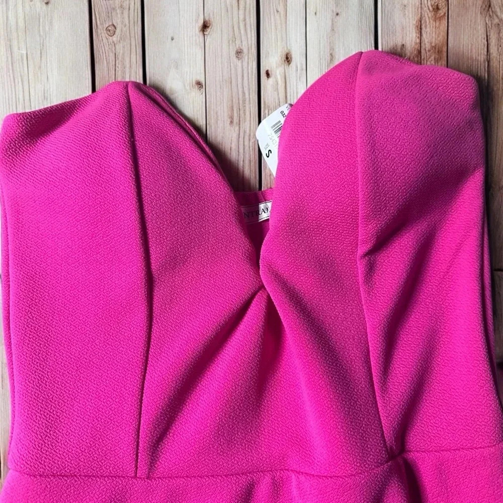 Hot Pink strapless body central dress NWT (B4) - Picture 7 of 8